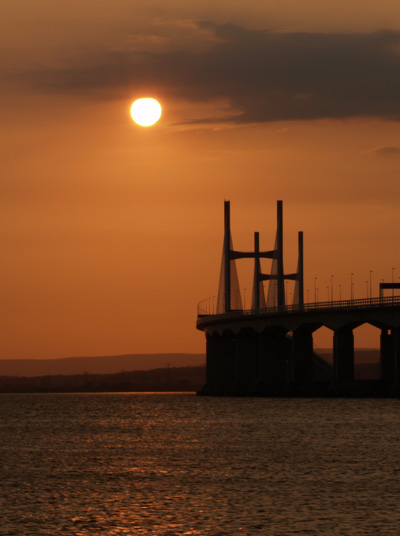 SSC at sunset